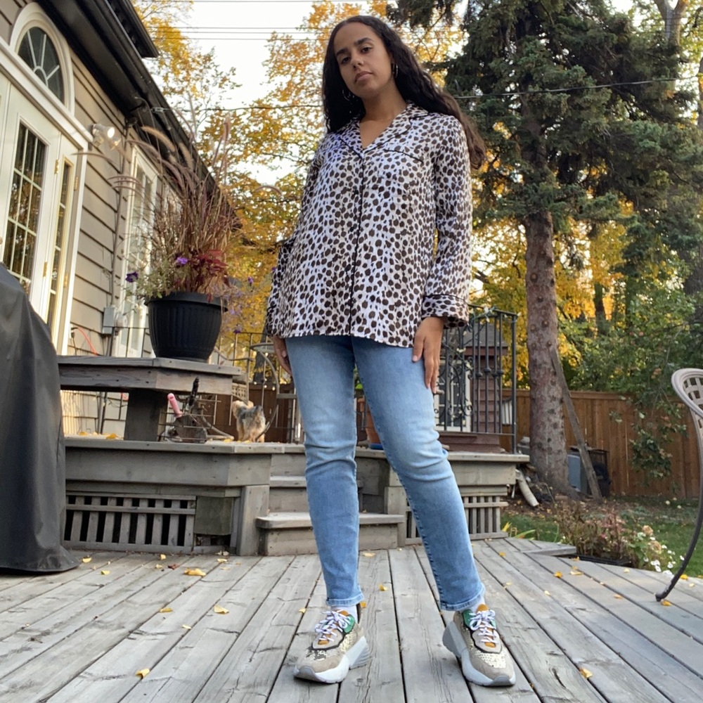 Club Monaco - Silk Pyjama Style Shirt